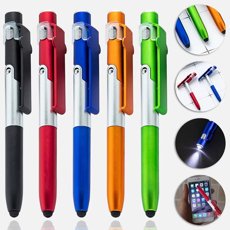 Smart Pen Digital - Stylo multifonction 4-en-1 : lampe pliable,