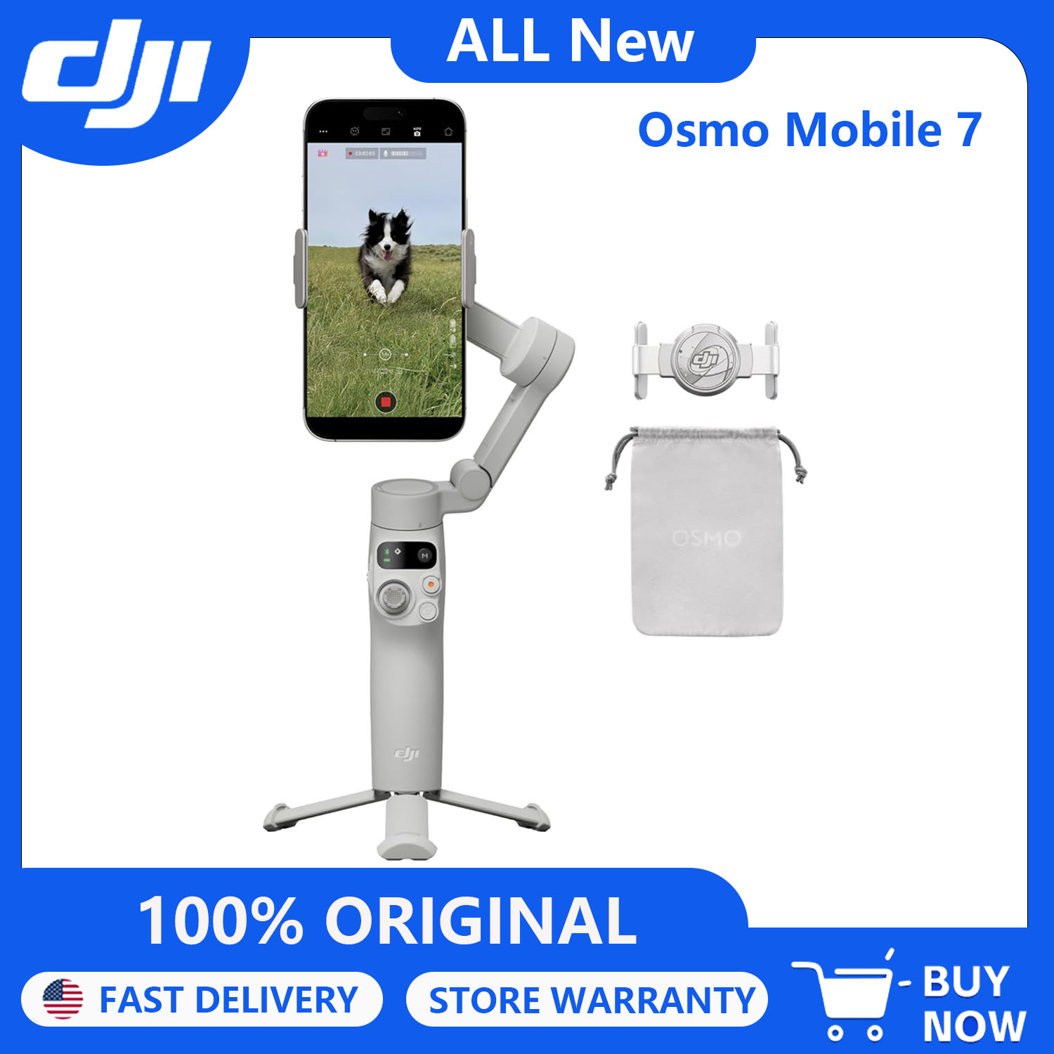 Auto Tracking Tripod - Stabilisateur de cardan DJI Osmo Mobile