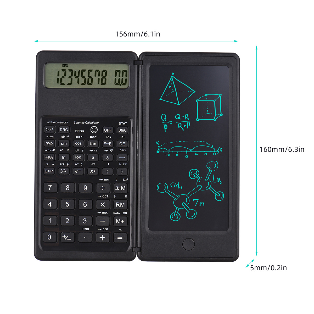 Smart Pen Digital - Calculatrice portable avec écran LCD de