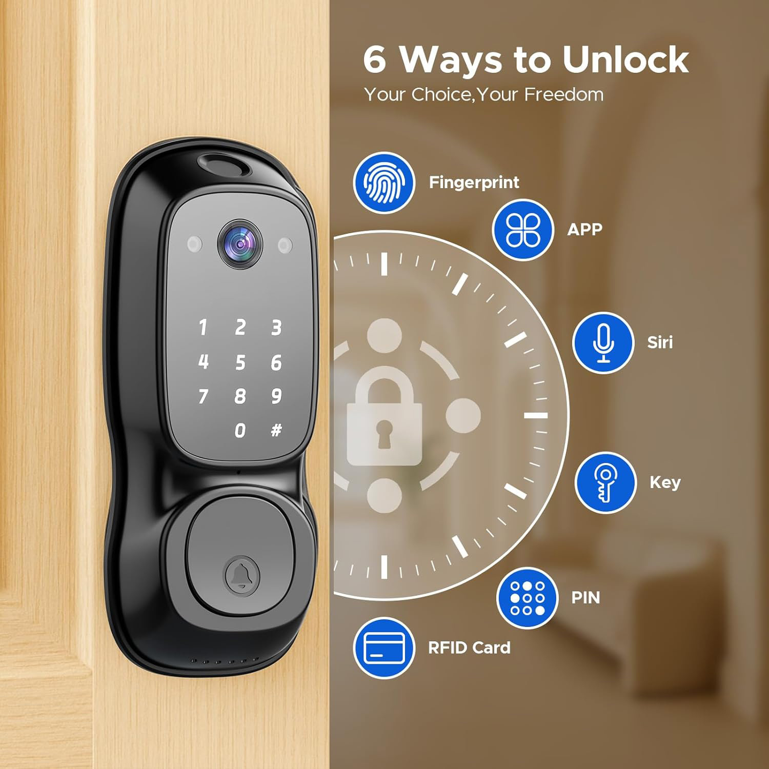 Serrure de porte intelligente  - Electronics & Gadgets Starting With C avis et prix