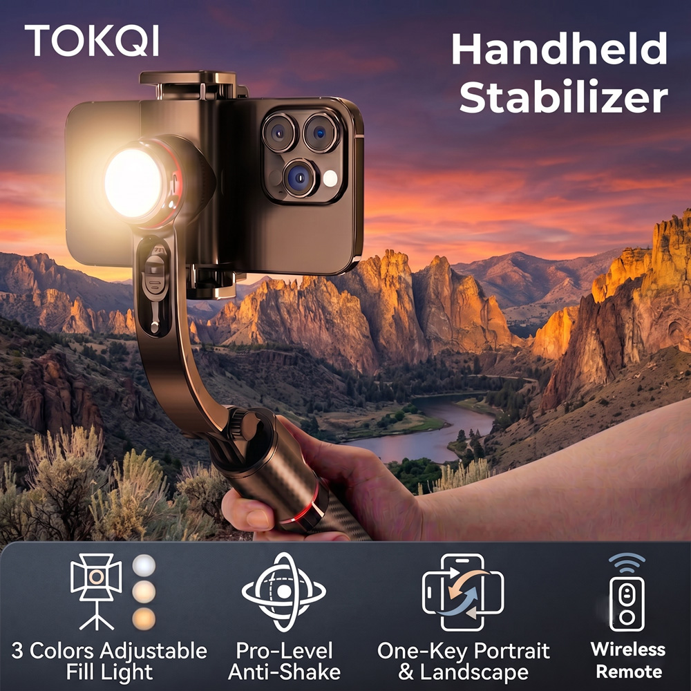 Stabilisateur de cardan TOKQI, - Auto Tracking Tripod avis et prix