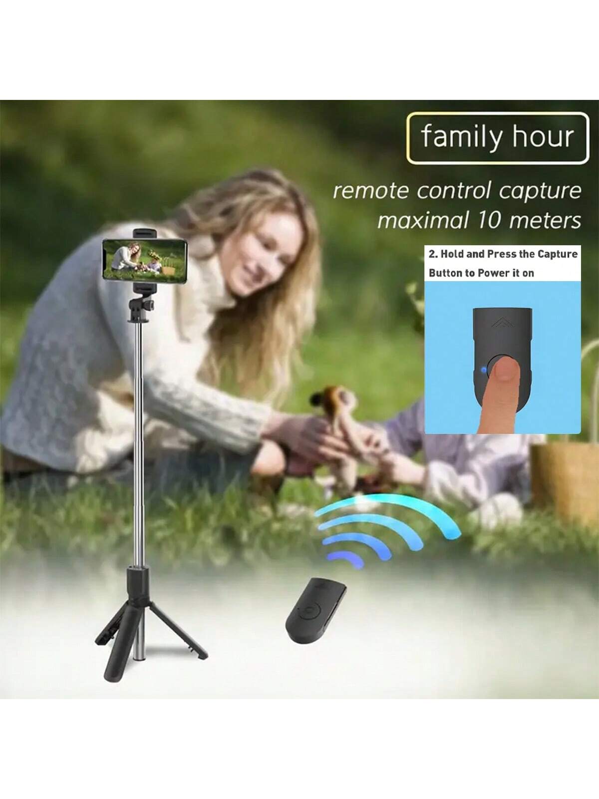 Perche à Selfie sans fil, 1 pi - Auto Tracking Tripod avis et prix